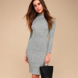 Lulus || Fitted Sweater Dress